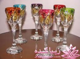 نقاشی و تزیین روی جام مناسب ظرف های هفت سین